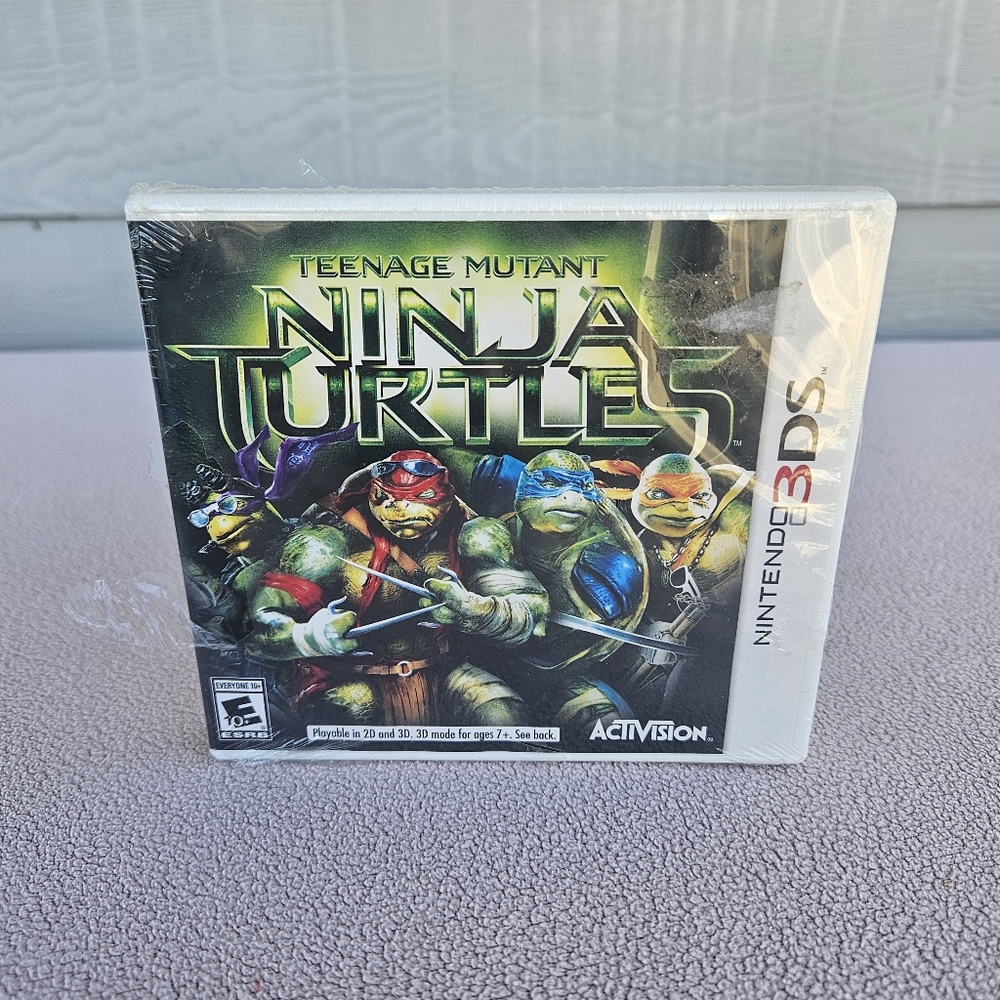 Nintendo 3DS Teenage Mutant Ninja Turtles TMNT Video Game Activision 2014